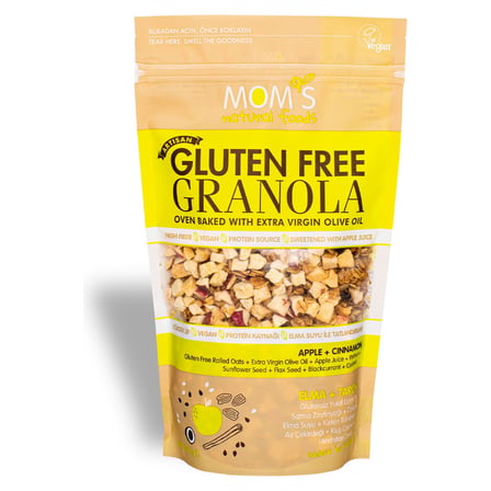 4 Adet Mom's Glutensiz Elmalı Tarçınlı Granola 300 G