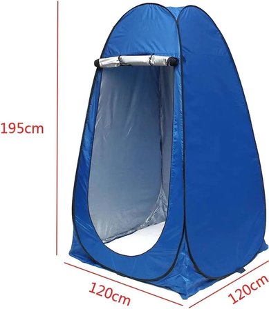 Vothoon Otomatik Wc Portatif Giyinme Çadırı 120x120x190 cm