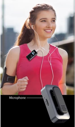 M20 2’si 1 Arada Bluetooth 5.4 Transmitter Ses Alıcı &amp; Verici – 3.5mm AUX, Micro SD Kart Çalar, LED Ekranlı Kablosuz Adaptör, Dahili Pil, Araba, TV, PC &amp; Hoparlör için Stereo Müzik Aktarıcı
