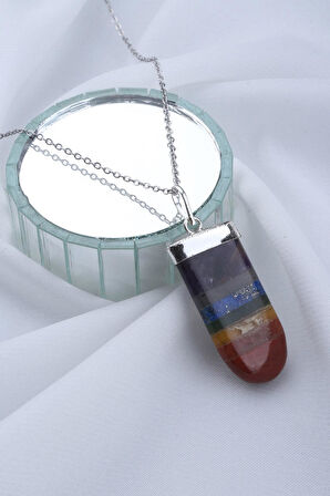 Çakra Doğaltaşlı Kolye Ucu (Hindistan) - KL0187