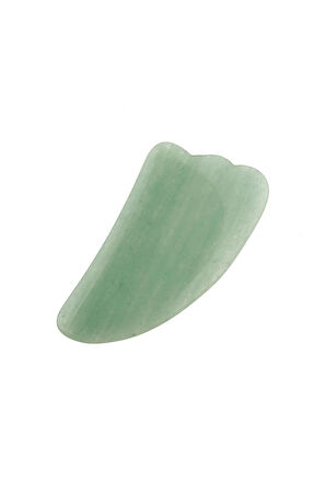 Gua Sha Aventurin Taşı - Yüz Cilt Masaj Taşı - MS0027