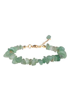 Doğal Aventurin Taşlı Kadın Bileklik - 300183