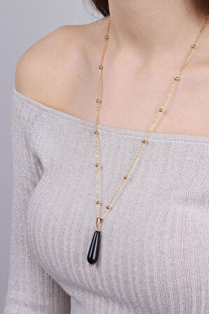 Akik Taşı Kadın Kolye - 200179