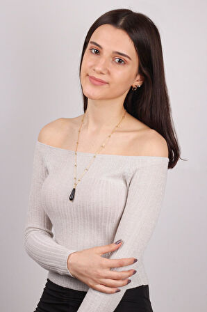 Akik Taşı Kadın Kolye - 200179