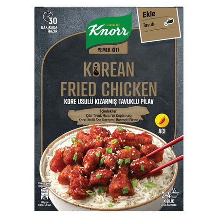 3 Adet Knorr Yemek Kiti Kore Usülü Tavuklu Pilav 370 G