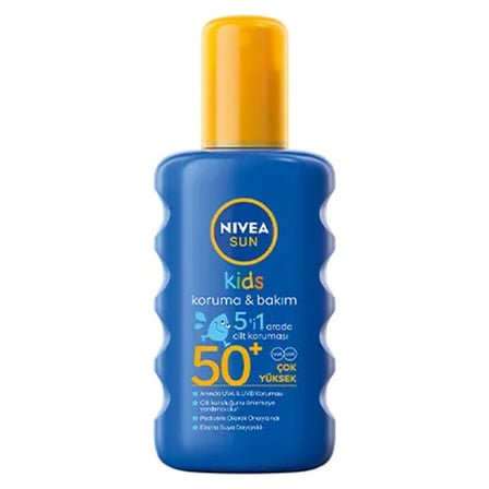Nivea Sun Çocuk Renkli Nemlendirici Güneş Spreyi 50+ Faktör