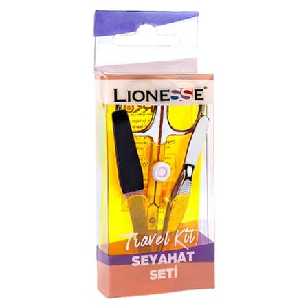 3 Adet Lionesse Neon Seyahat Manikür Seti