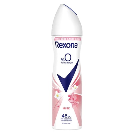 3 Adet Rexona Musk Sprey Deodorant 150 Ml