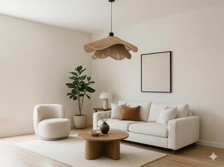 AFRALYAHOME TEKLİ SARKIT İSKANDİNAV STYLE BOHEM AVİZE (KAHVE)