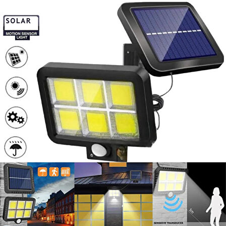 VOLEMİ V-022 Solar Güneş Enerji Aydınlatma Lambası Sensörlü