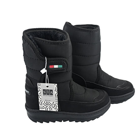 SİA ÇANTA BOOT'S ÇIRTLI & ORTAPEDİK  & ANATOMİK SAĞLAM KAYMAZ TABANLI UZUN KONÇLU İÇİ KÜRKLÜ NEFES ALAN ÇOCUK SNOW BOOT