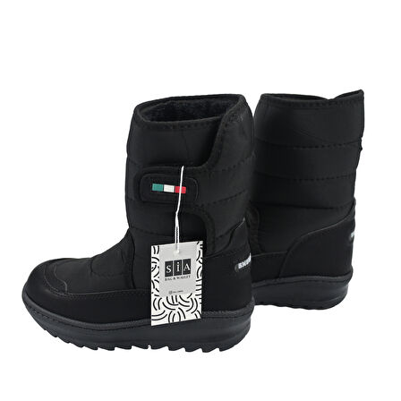 SİA ÇANTA BOOT'S ÇIRTLI & ORTAPEDİK  & ANATOMİK SAĞLAM KAYMAZ TABANLI UZUN KONÇLU İÇİ KÜRKLÜ NEFES ALAN ÇOCUK SNOW BOOT