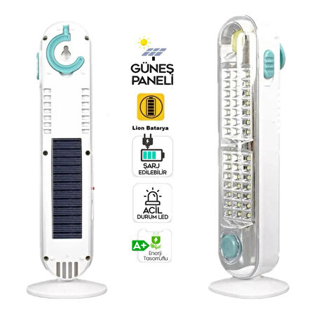 VOLEMİ V-005 Solar Işıldak Şarjlı 33 Led
