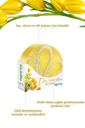 Agarta El Yapımı Doğal Lale Sabunu 150 gr
