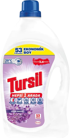 Komple Çözüm Leylak Bahçesi 53 Yıkama Sıvı Çamaşır Deterjanı Ekonomik Boy 1 x 3440 ml