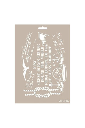 As567 - A4 Stencil