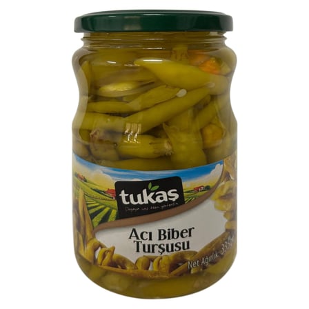 4 Adet Tukaş Acı Biber Turşusu 335 G