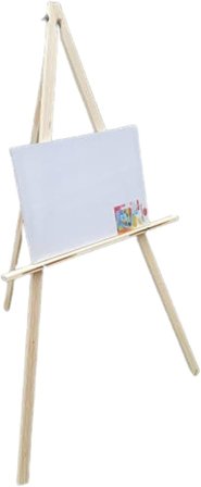 Ahşap Ayarlı Şövale, Resim Sehpası, Ressam Şövalye Sergi Tuval Tutucu, 144 Cm, Hoşgeldiniz Standı
