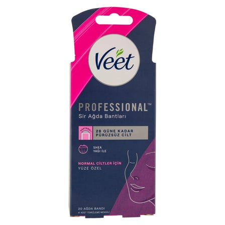 Veet Professional Normal Ciltler Yüze Özel Ağda Bandı