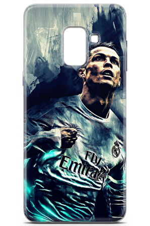 Samsung Galaxy A8 2018 uyumlu Futbol 1 HD Kapak Cristiano Ronaldo