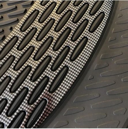 Safir Skoda Kamiq İle Uyumlu Universal 3d Paspas Krom Karbon