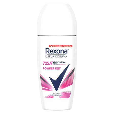 5 Adet Rexona Powder Dry 72Sa Roll On 50 Ml
