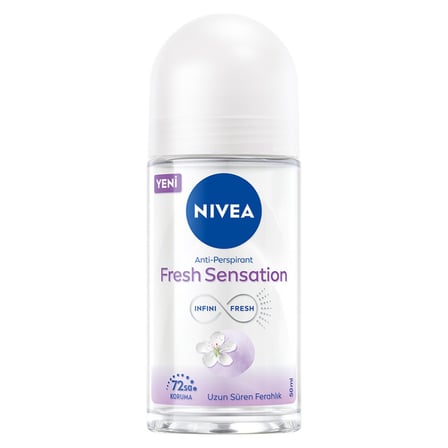 5 Adet Nivea Fresh Sensatıon Roll On Deodorant 50 Ml