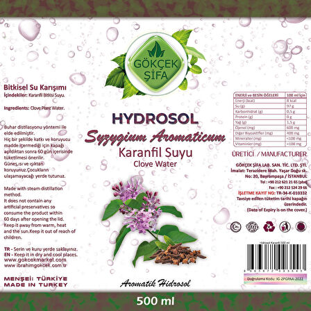 Hydrosol Karanfil Suyu