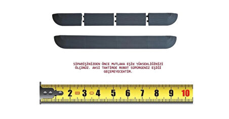 3YK.3d 2,9cm YÜKSEKLİK (( GRİ )) TÜM ROBOT SÜPÜRGE, TEKERLEKLİ SANDALYE 'ler için KAPI EŞİK RAMPASI