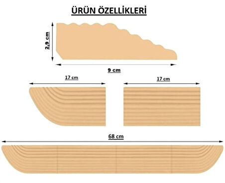 3YK.3d 2,9cm YÜKSEKLİK (( BEJ )) TÜM ROBOT SÜPÜRGE, TEKERLEKLİ SANDALYE 'ler için KAPI EŞİK RAMPASI