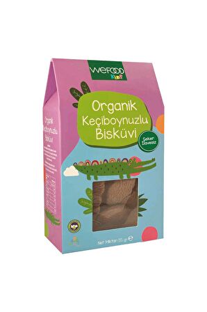 Wefood Kids Organik Keçiboynuzlu Bisküvi 55 gr 5'li