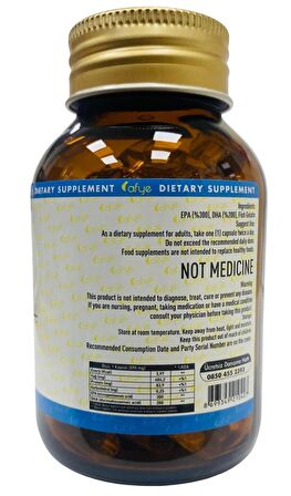 Afye Omega-3   (Balık jelatin 60 kapsül)