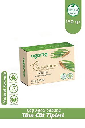 Agarta Doğal El Yapımı Çay Ağacı Sabunu 150 gr