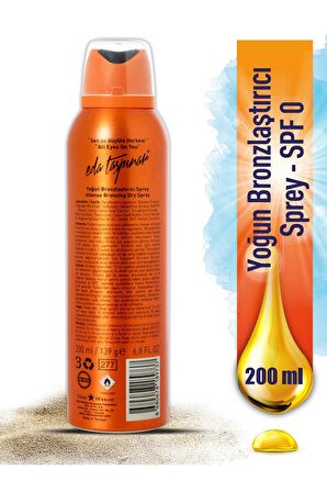 Eda Taşpınar Yoğun Bronzlaştırıcı Sprey - 200 ML