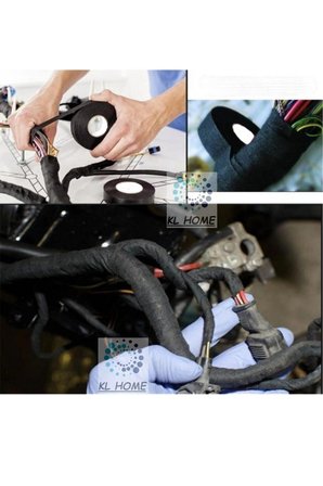 15METREX29MM EN Alman Otomotiv Kullanılan Kablo Yanmaz Bez Bant Sıyah Alev Gecıktırıcı-1 adet fiyatı