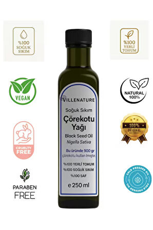 Soğuk Sıkım Çörekotu Yağı 250 ml ,haftalık Taze Üretim ,raf Beklemez