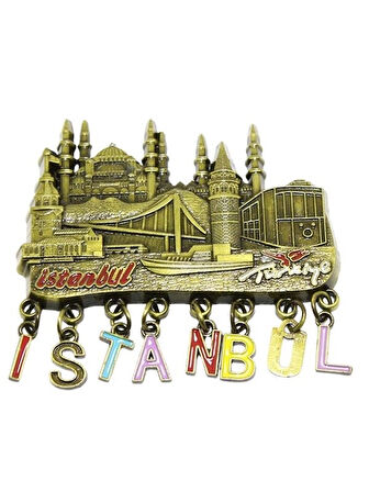 İstanbul Temalı Dekoratif Magnet 8*6 Cm