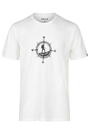 2AS ALEX BASKILI ERKEK SIFIR YAKA T-SHİRT 021