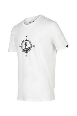 2AS ALEX BASKILI ERKEK SIFIR YAKA T-SHİRT 021