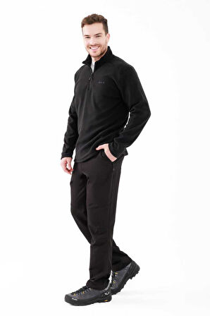 2AS CEDRİC ERKEK YARIM FERMUARLI İNCE POLAR SWEATSHİRT