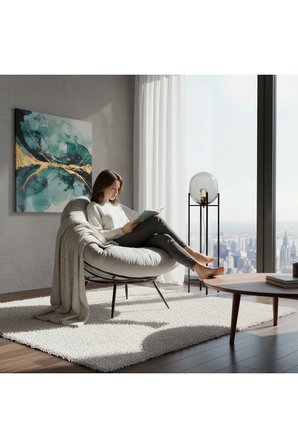 Lunare Maison Collection | Modern & Zarif Tekli Koltuk Berjer | Rahat Dinlenme Koltuğu