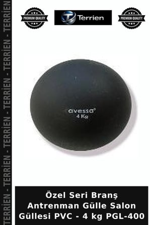 Özel Seri Branş Antrenman Gülle Salon Güllesi PVC - 4 kg PGL-400