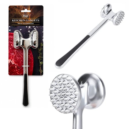 ÇİFT BAŞLI - KOMPLE METAL PASLANMAZ ÇELİK ET DÖVECEK (5671) gotlthmngoxx