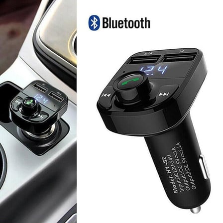 Delux Serisi Pratik Donanım Araç İçi Transmitter BT USB MP3 Micro Sd Kart X8 Siyah