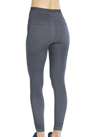 Dodes Gri Mı 3825 Kadın Sporcu Tayt