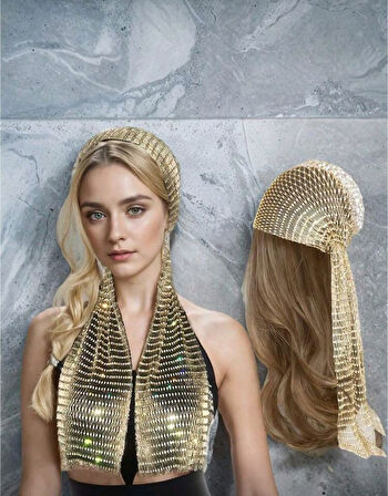 Dodes Taşlı Kafa Aksesuarı Kristal Bandana