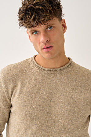 Erkek Melanj Triko Kazak