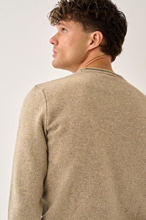 Erkek Melanj Triko Kazak