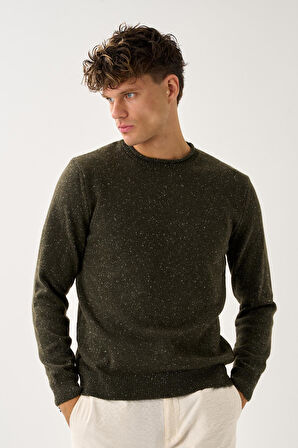 Erkek Melanj Triko Kazak