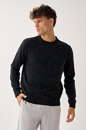 Erkek Melanj Triko Kazak